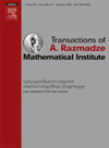 Transactions Of A Razmadze Mathematical Institute